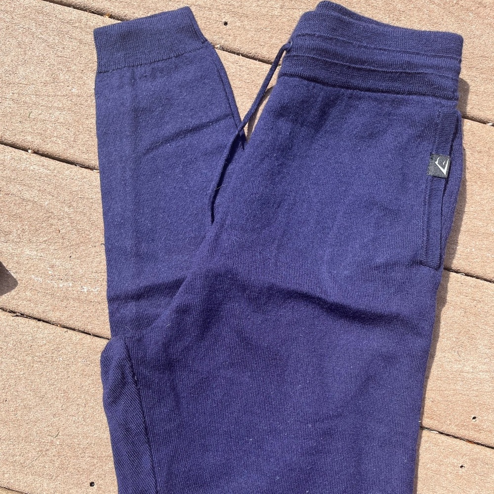 Women's Casual Knit Jogger Pants - Navy